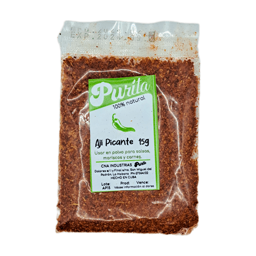 Ají picante en polvo 15g