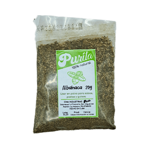 Albahaca en polvo 20g